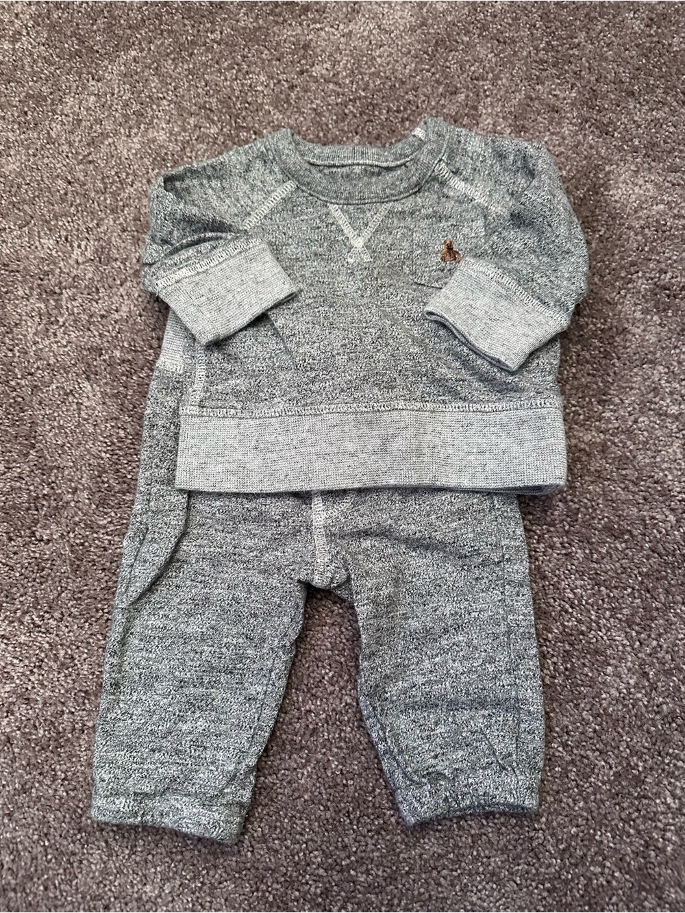 GAP Baby Gray Sweatsuit Size 3-6 months